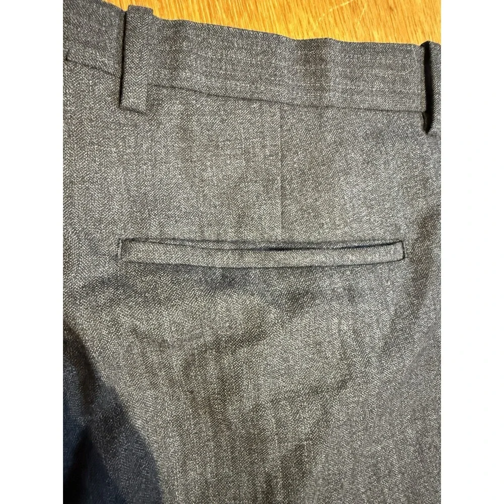 Theory Dress Pants Mens Sz 32x28 Navy Blue Wool Pants Classic Straight USA Made